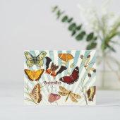 Butterflys Briefkaart (Staand voorkant)