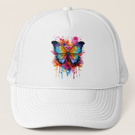 Butterfly's Kleurrijke Splash Trucker Pet