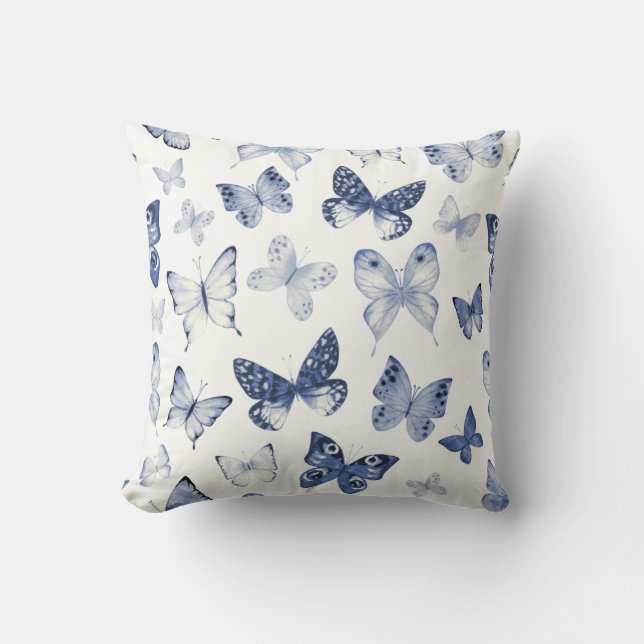 Butterflys-patroon Kussen (Voorkant)