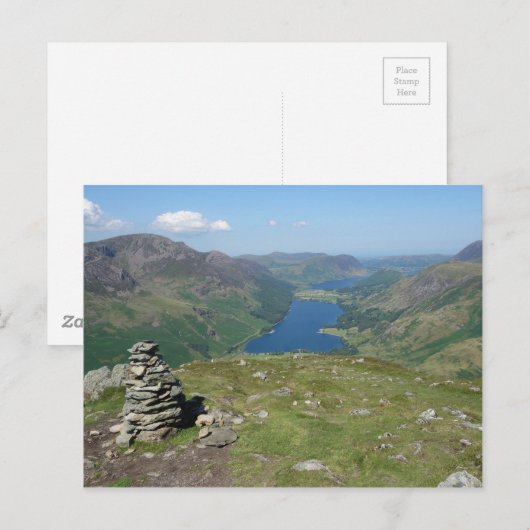 Buttermere en Crummock Water Briefkaart (Voorkant / Achterkant)