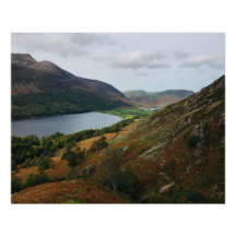 Buttermere en Crummock Water Poster