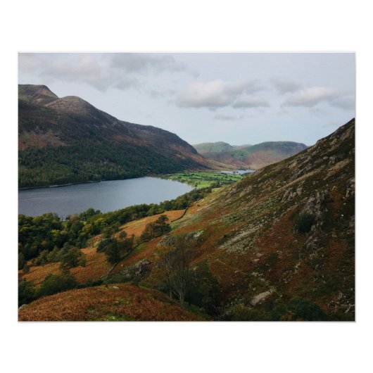 Buttermere en Crummock Water Poster (Voorkant)