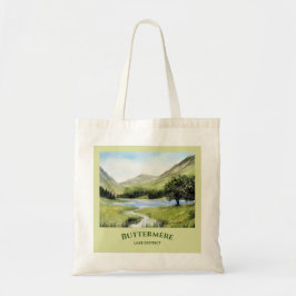 Buttermere Lake, Cumbria Aquarel Schilderij Tote Bag
