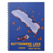 Buttermere meer, Lake District reisposter Notitieboek (Voorkant)