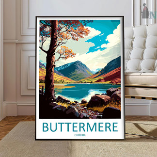Buttermere Travel Print Wall Art Buttermere Wall H