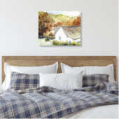 Buttermere Village, Lake District, Engeland Canvas Afdruk (Insitu (Slaapkamer))