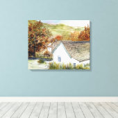 Buttermere Village, Lake District, Engeland Canvas Afdruk (Insitu (Houten vloer))