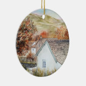 Buttermere Village, Lake District, England Keramisch Ornament (Rechts)