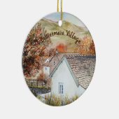 Buttermere Village, Lake District, England Keramisch Ornament (Rechts)