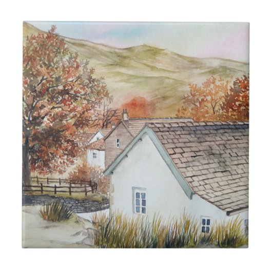 Buttermere Village, Lake District, England Tegeltje (Voorkant)