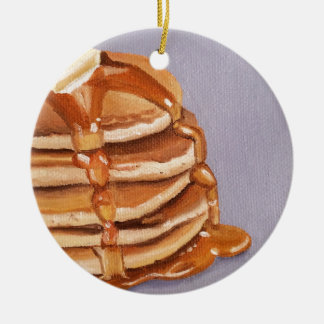 Buttermilk Pancakes Shortstack Breakfast Painting Keramisch Ornament
