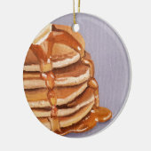 Buttermilk Pancakes Shortstack Breakfast Painting Keramisch Ornament (Links)
