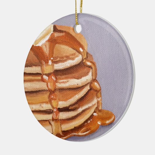 Buttermilk Pancakes Shortstack Breakfast Painting Keramisch Ornament (Links)
