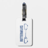 Buttermilks Rock-klimmer Bagagelabel (Achterkant verticaal)