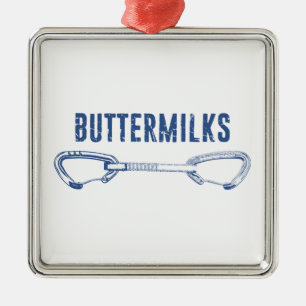 Buttermilks Rock-klimmer Metalen Ornament