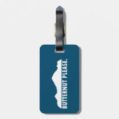 Butternut alsjeblieft bagagelabel (Achterkant verticaal)