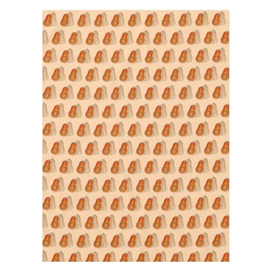 Butternut Butter Nut Squash Gourd Vegetable Veg Tafelkleed (Voorkant)