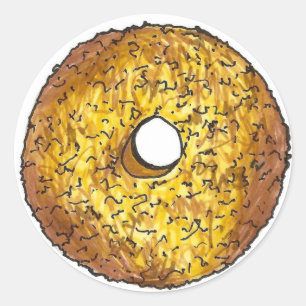 Butternut Crunch Donut Doughnut Breakfast Pastry Ronde Sticker