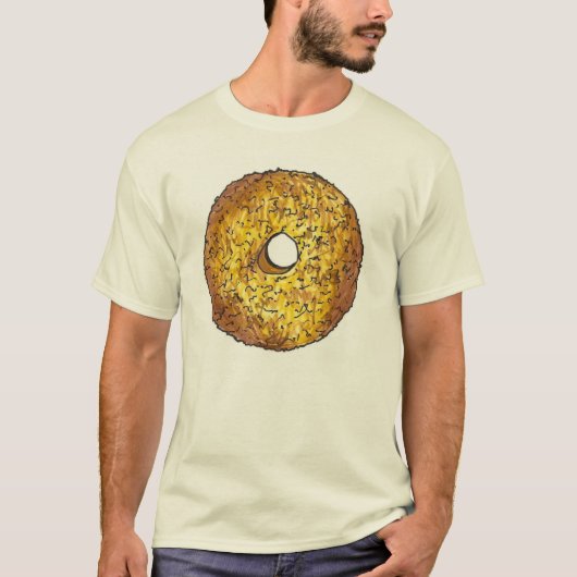 Butternut Crunch Donut Doughnut Breakfast T-shirt (Voorkant)