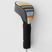 Butternut Fade over Strepen met Naam Golfheadcover (Schuin)