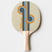 Butternut Fade Stripe Loop met naam Tafeltennisbatje (Achterkant)