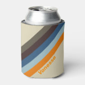 Butternut Fade Stripes met de naam Ping Pong Paddl Blikjeskoeler (Blikje Voorkant)