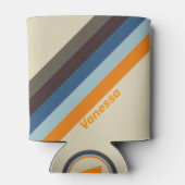 Butternut Fade Stripes met de naam Ping Pong Paddl Blikjeskoeler (Achterkant)