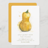 Butternut Funny New Home Moving Announge Aankondiging (Voorkant / Achterkant)