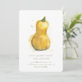 Butternut Funny New Home Moving Announge Aankondiging (Staand voorkant)