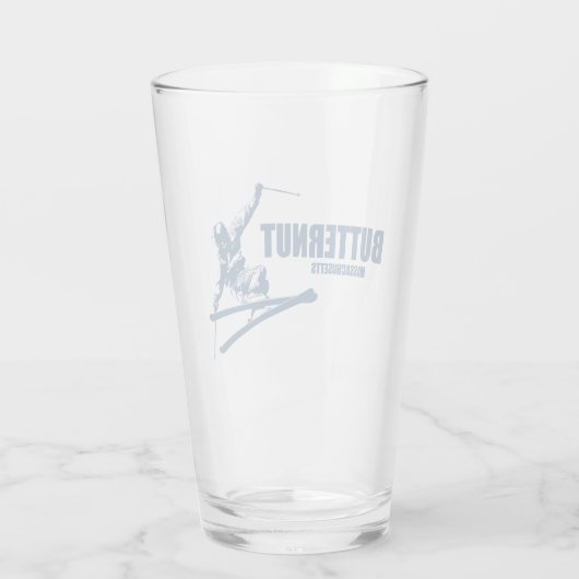 Butternut Ski Resort Skier Glas (Achterkant)