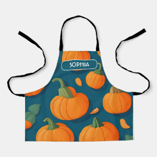 Butternut squash Retro gepersonaliseerd patroon Schort