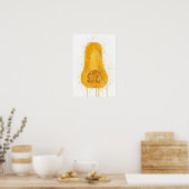Butternutpompoen Poster (Keuken)