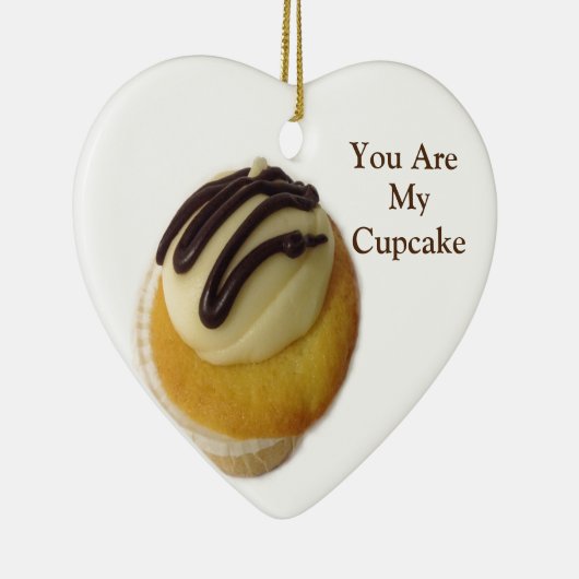 Butterroom Cupcake Ceramic Ornament (Rechts)