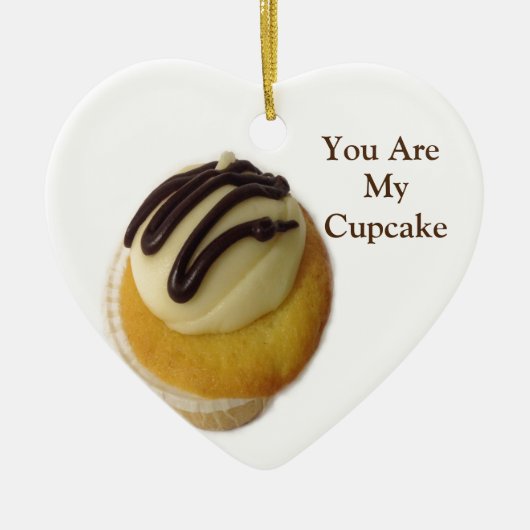 Butterroom Cupcake Ceramic Ornament (Voorkant)