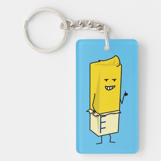 Butters Buttertiter Happy Thumbs Up Sleutelhanger (Voorkant)