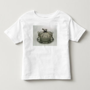 Butterschaal met een gevorste glasbasis kinder shirts