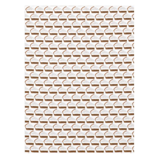 Butterscotch Cream Pie Slice Dessert Baking Food Tafelkleed (Voorkant)