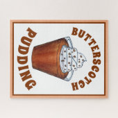 Butterscotch Pudding Whipped Cream Southern Food Legpuzzel (Horizontaal)