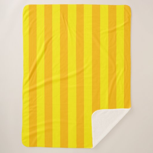 Butterscotch Stripe Sherpa Deken (Voorkant)
