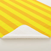 Butterscotch Stripe Sherpa Deken (3/4)