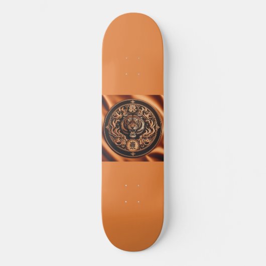 Butterscotch Tiger Persoonlijk Skateboard (Voorkant)
