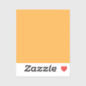 Butterscotch (vaste kleur) sticker (Vel)