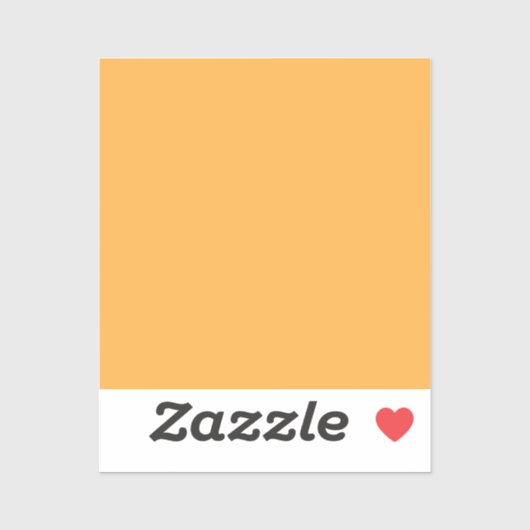 Butterscotch (vaste kleur) sticker (Vel)