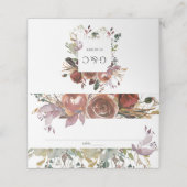 Butterum & Plum Bruiloft Plaats Kaart Plaatskaartje (Buitenkant ongevouwen)