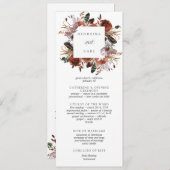 Butterum & Plum huwelijksceremonie programma Programmakaart (Voorkant / Achterkant)