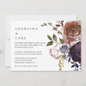 Butterum & Pruim bruiloft uitnodiging Landschap 2 (Voorkant)