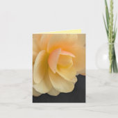 Buttery Begonia Note Card Bedankkaart (Voorkant)