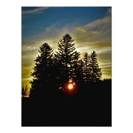 "Buttery Cheese Sunset" Fotoprint Foto Afdruk (Voorkant)