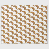 Buttery Croissant Crescent French Breakfast Pastry Cadeaupapier (Vlak)
