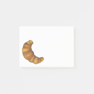 Buttery Croissant Crescent French Breakfast Pastry Post-it® Notes